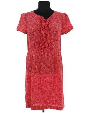 Sandro Robe Courte Robe - Rouge