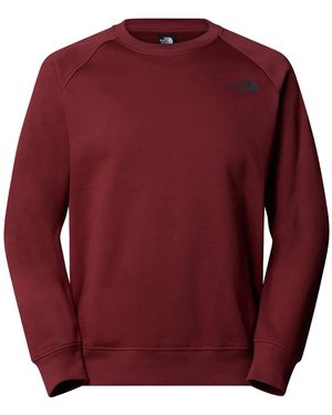 The North Face Pull M RAGLAN BOX NSE CREW - Rouge