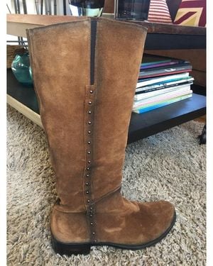 Dorking Bottes plates Bottes en nubuck - Marron