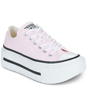 Converse Lage Sneakers Chuck Taylor All Star Lift Double Stack - Wit