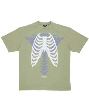 Phobia T-Shirt Skeleton Print Tee - Vert