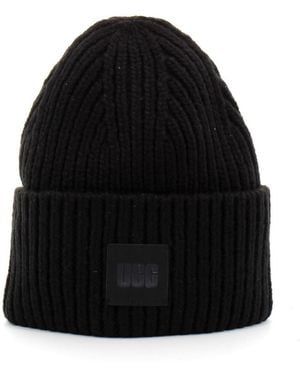 UGG Bonnet Chunky Rib - Noir