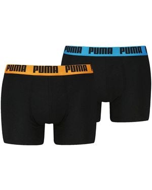 PUMA Caleçons Caleçon Everyday Boxers 2P - Noir