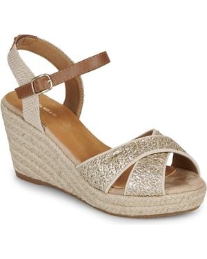 Tom Tailor Sandalen Met Sleehak Theresa - Metallic