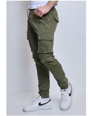Kebello Pantalon PANTALON CARGO H, Vert - Gris