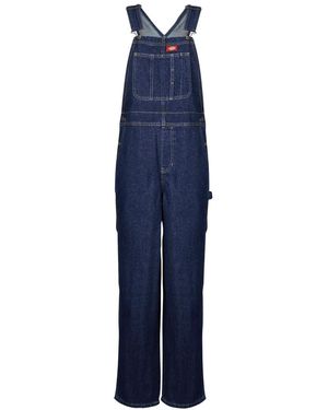 Dickies Tute Jumpsuit Classic Denim Bib W - Blu