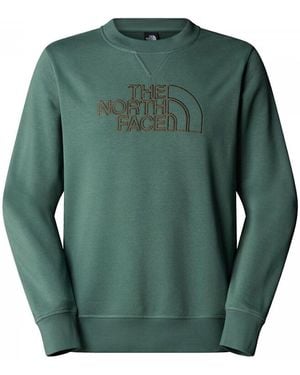 The North Face Sweat-shirt NF0A8C1CAQI1 - M DREW PEAK LIGHT CREW-DUCK GREEN - Vert