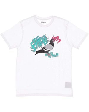 Staple T-Shirt Rebel Pigeon Tee - Blanc