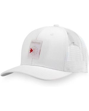 Reebok Casquette Casquette Trucker avec filet et patch Vector Cap - Blanc