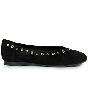 Aplauso Ballerines BAILARINAS CON OJETES DORADOS BASTON MARRÓN - Noir