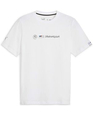 PUMA T-Shirt Korte Mouw T-Shirt Avec Logo Bmw Mms - Wit