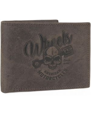 Jaslen Portefeuille Wheels - Gris