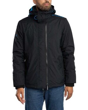 Superdry Coupes vent Veste coupe-vent arctique à capuche avec fermeture éclair - Noir