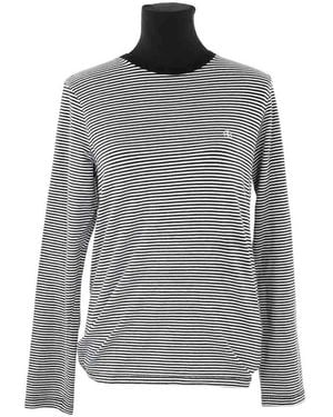 Anine Bing T-shirt Pull en coton noir - Gris