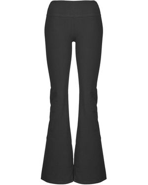 Converse Pantaloni Sportivi Flare Leggings - Nero