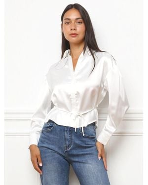 La Modeuse Chemise Chemisiers, Blouses Pour Femme - Blanc