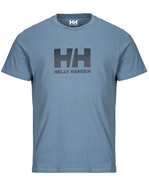 Helly Hansen T-Shirt Korte Mouw Hh Logo T-Shirt 3.0 - Blauw