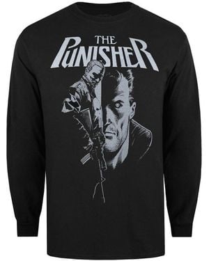 Marvel T-shirt T-S manches longues--H-FBMLT789 - Noir