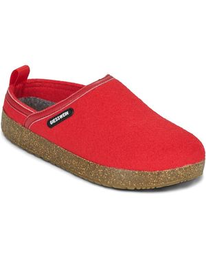 Giesswein Pantofole Wool Clog - Rosso