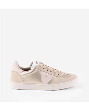 Victoria Baskets basses BASKET BERLIN CICLISTA EFFET CUIR MÉTAL 1126197 - Rose