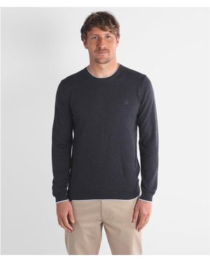 Pull Jacquard épais OXBOW - Col Rond, Manches Longues - Mélange Acrylique, Nylon, Laine - Hiver 2025