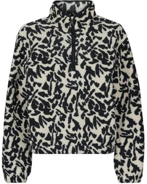ONLY Polaire Onlnew Dallas L/S Highneck Zip - Noir