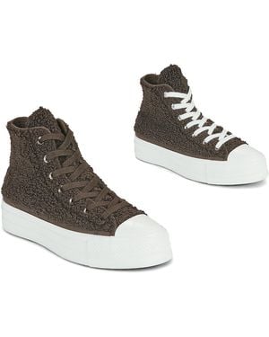 Converse Hoge Sneakers Chuck Taylor All Star Lift - Metallic