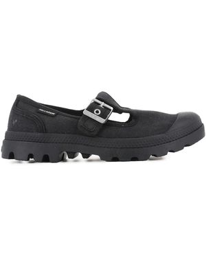 Palladium Sneakers Baskets Femme Pampa M-Jane Washed - Zwart