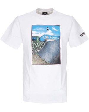 Independent T-Shirt Sunset Car Tee - Bleu