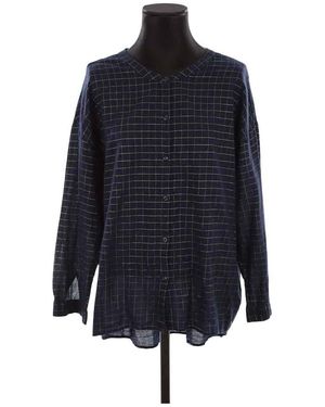 Des Petits Hauts Blouses Blouse en coton - Bleu