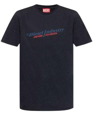 DIESEL T-Shirt Industry Denim Division - Bleu