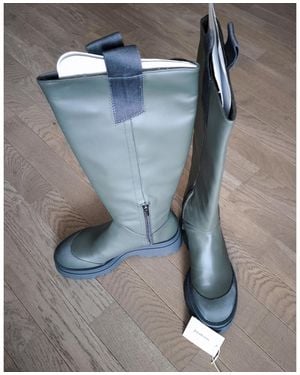 Stradivarius Bottes Bottes hautes de pluie neuves 38 - Bleu