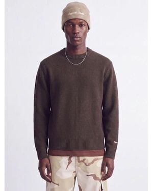 Jack & Jones Pull 12282728 Norrebro-Mulch - Marron