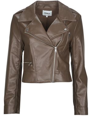 Veste Velours Marron ONLY Taille 36 - Neuf Avec étiquettes, Doublure Fourrure