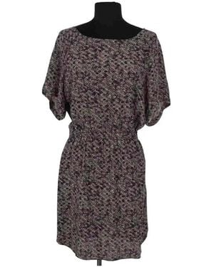 Sessun Robe courte Robe noire - Gris