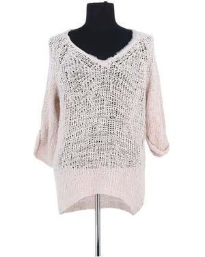 American Vintage Pull Pull en coton beige - Neutre
