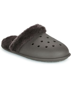 Crocs™ Hausschuhe Classic Fuzz Scuff - Schwarz