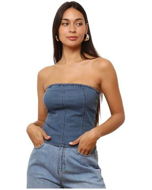 La Modeuse Blouses 75199_P177645 - Bleu