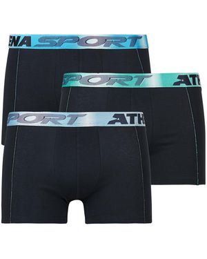 Athena Boxers Odor Control Pack De 3 - Blauw