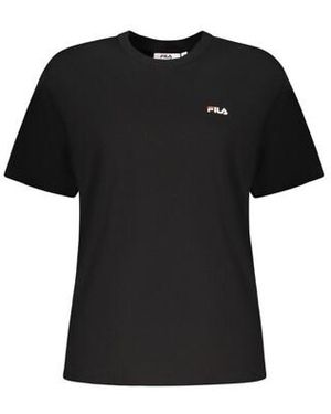 Fila T-Shirt T-Shirt À Manches Courtes Pour Femme - Noir