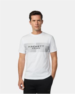 Hackett T-shirt HM5000004 HS MOTION TEE - Blanc