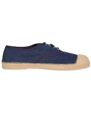 Bensimon Baskets Basses Baskets Lacet Femme - Bleu