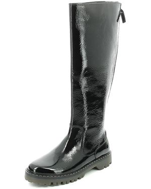 Kickers Bottes Plates Kick Deckboot, Bottes Femme - Noir