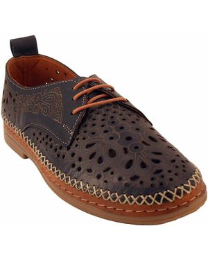 Coco   Abricot Derbies V1452A-SAINTDAVID - Marron