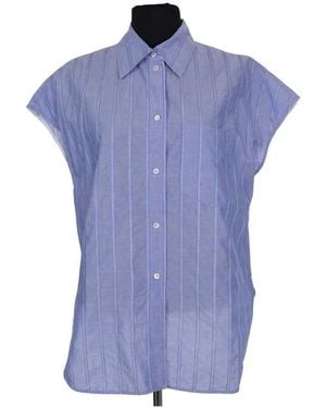 Sandro Chemise Chemise Bleue