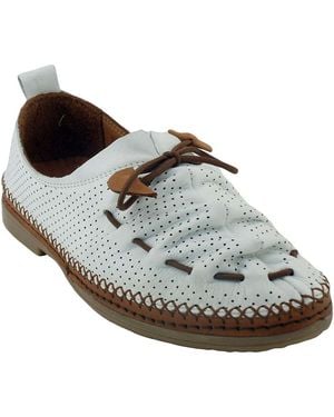 Coco   Abricot Ballerines V1450A - Blanc