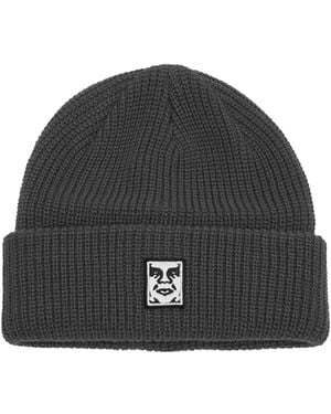 Obey Bonnet Mid Icon Patch - Noir