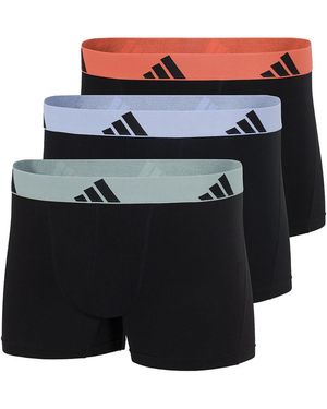 adidas Boxers Boxers, Lot De 3, Active Flex Cotton - Noir