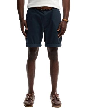 Superdry Short Short Premium Regular Chino - Bleu