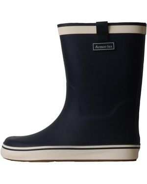 Armor Lux Bottines Bottes À Enfiler Matelot - Noir